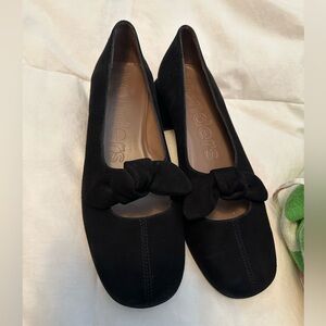 Black Suede Mary Jane Women's pumps size 40